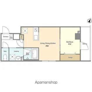 LOC’S赤羽志茂【2階】の間取り