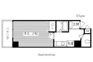 TWIN'S SQUARE WEST【610号室】の間取り