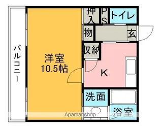 アンビアンス【103号室】の間取り