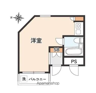 ネオハイシティ豪徳寺【2階】の間取り