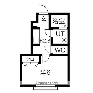ホワイトローズⅡ【1階】の間取り