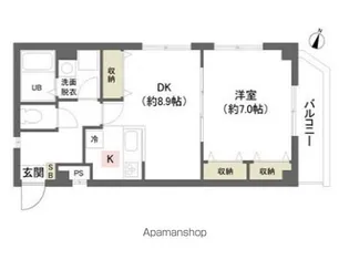 DUO本千葉【1階】の間取り