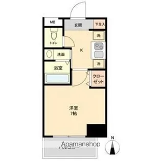 リアライズ代官町【4階】の間取り