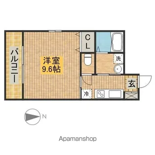 ベルグ大須【8階】の間取り