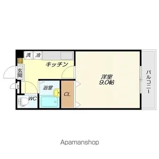 チェリーブラッサム【305号室】の間取り