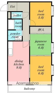 ザトクゲツ20【4階】の間取り