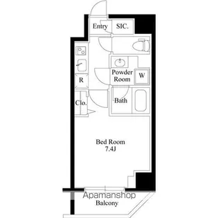 PASEO上野御徒町【2階】の間取り