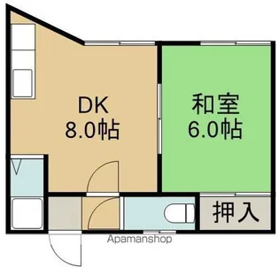コーポ玲(コーポレイ)【205号室】の間取り