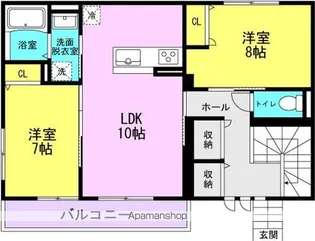 ハイムメゾンビオラ【2階】の間取り