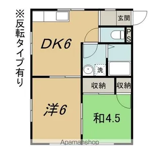 ファミール高山【102号室】の間取り