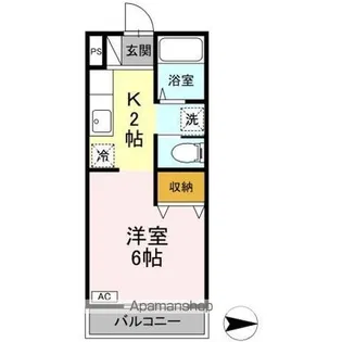 ハーミテージ【2階】の間取り
