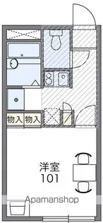 レオパレスディアコート【1階】の間取り