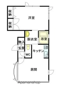 カサブランカⅢ【1階】の間取り