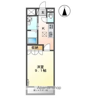 フォルティア【1階】の間取り