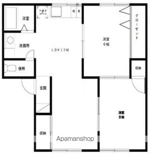 ガーデンハイツ G棟【1階】の間取り
