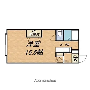 CASA PEARL PIERCE Ⅱ【2階】の間取り