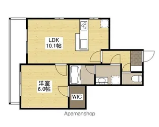 ハウスバーンフリート舟入南参番館【2階】の間取り