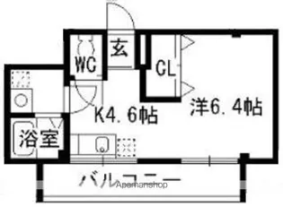 サニーコート【202号室】の間取り