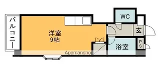 ファーストインたちばな【301号室】の間取り