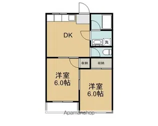 ハイムオーランド【1階】の間取り