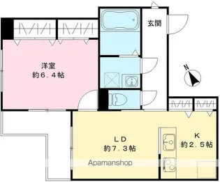 LA PAZ(ラ パーズ)【201号室号室】の間取り