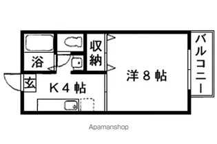 ドリーム八木山【205号室】の間取り