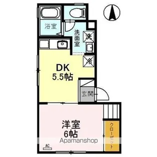 ハイツO【2階】の間取り