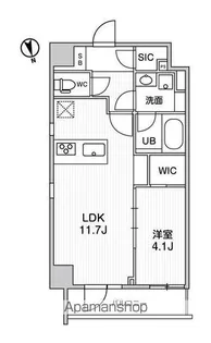 ALTERNA浅草【6階】の間取り