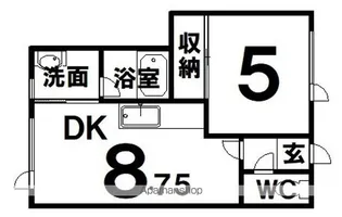 レジデンス東陽【1階】の間取り
