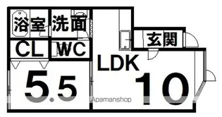 MAX'S 24Ⅰ【207号室】の間取り