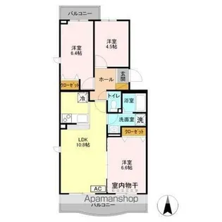 BLANCA【2階】の間取り