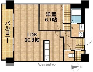 エクシード田町【14階】の間取り