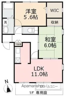 フォブールマルサンA・B・C【1階】の間取り