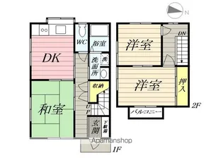 テラスベルマーレ【1階】の間取り
