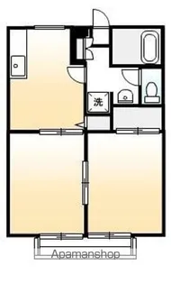 モンブランソレジオA【1階】の間取り