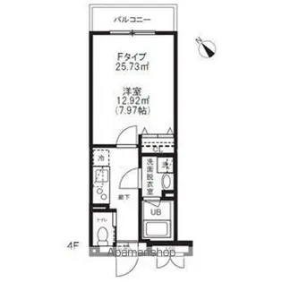 アルティザ氷川台【4階】の間取り