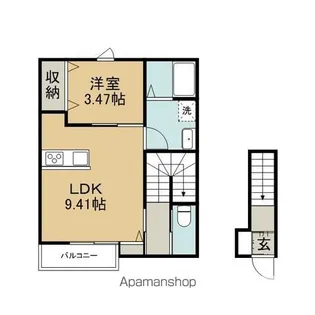 アネックス石井【2階】の間取り
