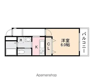 ラフィネHIRO【4階】の間取り