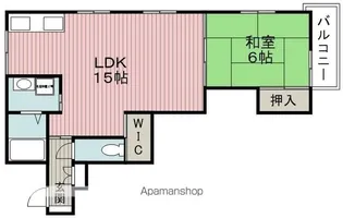 キャロル豊中千里園【1階】の間取り