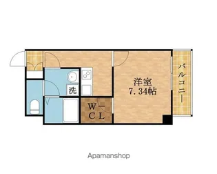 I CUBE 守口 (旧 レーヴメゾン守口松町)【102号室】の間取り