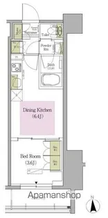 アーバネックス早稲田テラス【6階】の間取り