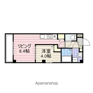 グレイスコート神明町【2階】の間取り