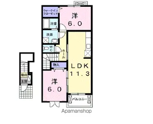 チャオ フィレンツェ【2階】の間取り