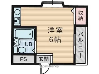 ビルディングⅦ【4階】の間取り