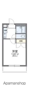レオパレスサンライズ【2階】の間取り