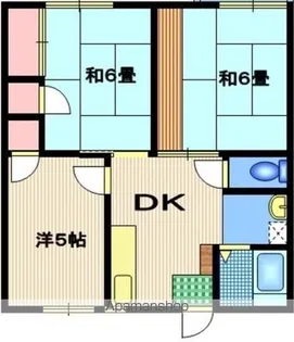 コーポラスアタゴ【101号室】の間取り
