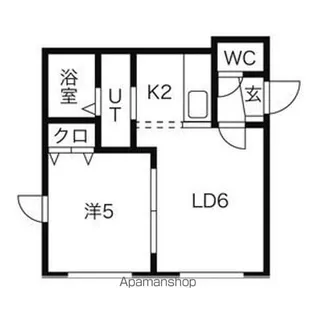 ブランノワール湖水【3階】の間取り