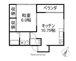 あけぼのコーポレーションⅡ【203号室】の間取り