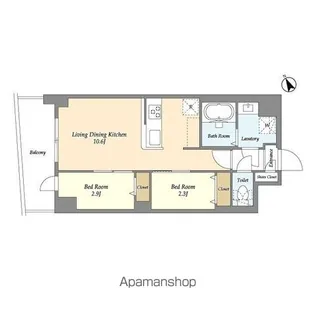 アルファコート曳舟2【7階】の間取り