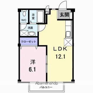 パストラル21【203号室】の間取り